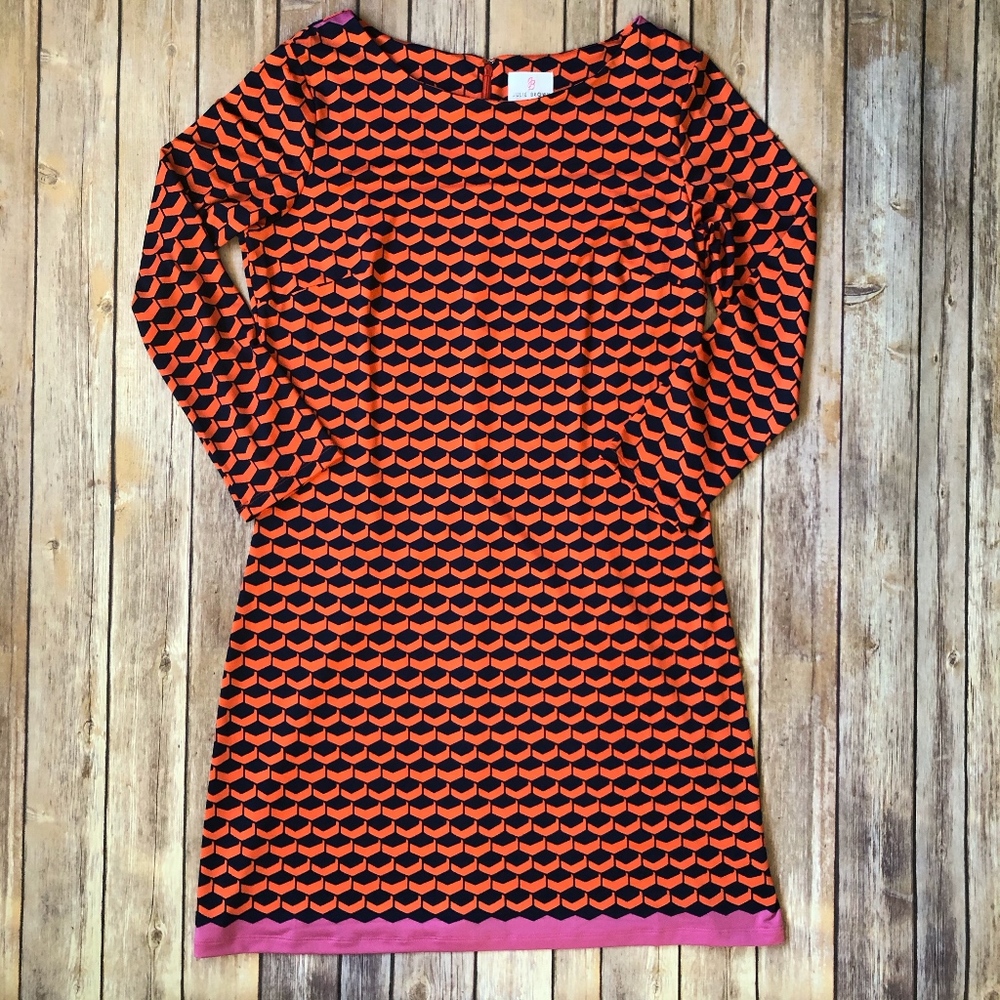 JB by Julie Brown Geometric Shift Dress Large